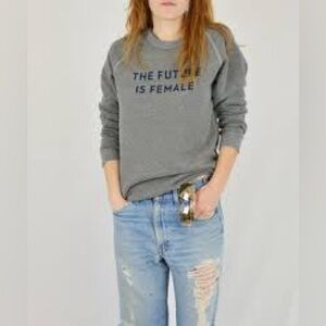 Otherwild Alternative Apparel Gray Sweatshirt‎ The Future is Female Size XS
